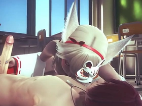 Yaoi Femboy - Fox Femboy having sex in class - Sissy crossdress Japanese Asian Manga Anime Film  Game Porn Gay gay porn chinese curly hair