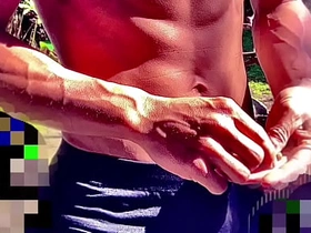 前編【個人撮影】逞しい肉体、日本の消防士の乳首、痛みと快感の板挟みで涎を垂らしながらチンポをしごく変態映像…！ asian fucks white gay porn