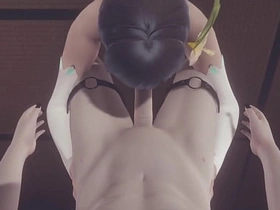 Genshin Impact Yaoi - Venti Arcont Blowjob with POV (uncensored) - Japanese asian manga anime game porn gay sissy porn gay japanese hunk