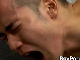 Japanese jock Yoshi Kawasaki cums after hardcore doggystyle chinese tattooed gay porn