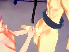 Jujutsu Kaisen Yaoi - Yuji Itadori Handjob and fucked by Sakuna - Sissy crossdress Japanese Asian Manga Anime Game Porn Gay gay porn actors chinese