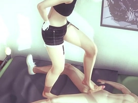 Yaoi Femboy - Alan is a naugthy cat boy plays with his hands and feet - Japanese asian manga anime 3D sissy gay porn japan gay free porn