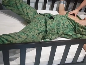 Asian Soldier Edged pinoy gay porn jakol kapa