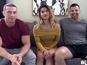 100lb Asian gets wrecked by two body builders japan gay porn star