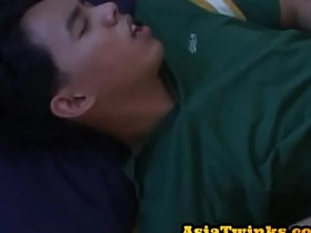 Pickedup Asian twink anal stuffed after giving blowjob gay chinese stepbro porn