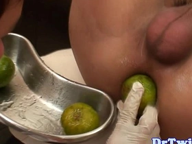 Asian twink prostate checked with big dildo taiwan boy gay porn