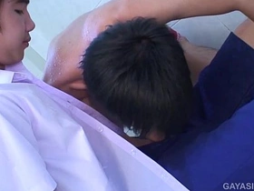 Asian Twinks Gab and Game Bareback Fuck hardcore chinese gay porn videos