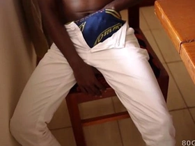 Black African Twink Kalem Jerks Off young japan gay porn