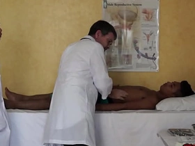 Asian patient anal licked while threeway breeded by doctors japan gay porn hunk