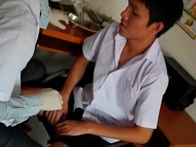 Sucking Twink Doctor boot chinese gay porn