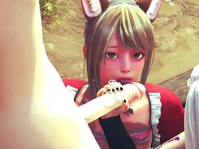 Yaoi Femboy - Threesome Femboys Hard Sex - Sissy crossdress Japanese Asian Manga Anime Game Porn Gay chinese and white gay teen porn