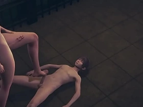 Genshin Impact Yaoi - Venti Blowjob and Footjob - Sissy crossdress Japanese Asian Manga Anime Game Porn Gay japanese coach gay porn