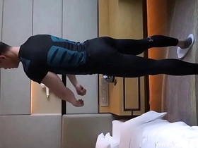 Asian Muscle Jock Gets Naked chinese gay porn fingering