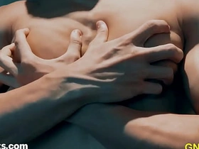 Hot Fitness trainer Asian Guy getting worshipped and Nipple Played! chinese dominate white gay porn